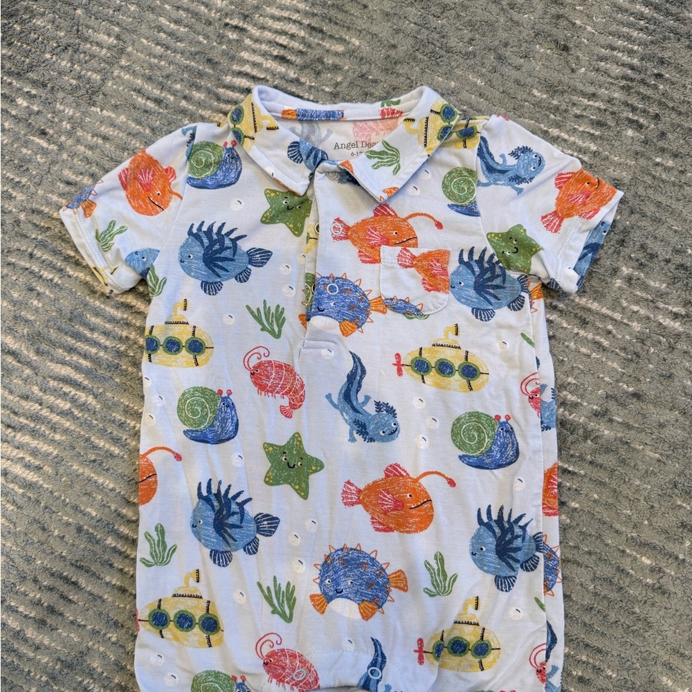 Angel Dear Sea Creature Baby Onesie